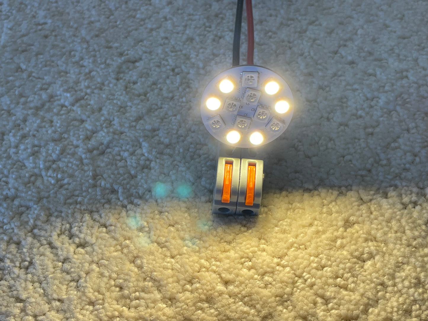 G4 LED 10-30V Tri-Color Red/Blue/Warm White