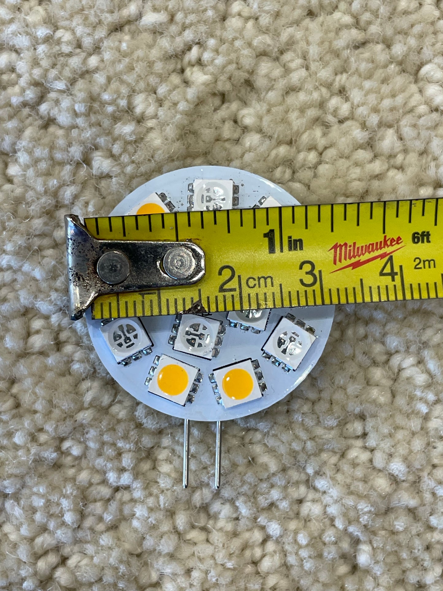 G4 LED 10-30V Tri-Color Red/Blue/Warm White