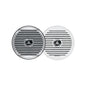 6.5" Coaxial Speakers, Silver/White, 75W
