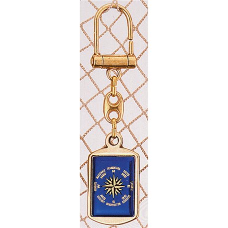 Keyrings with compass symbols