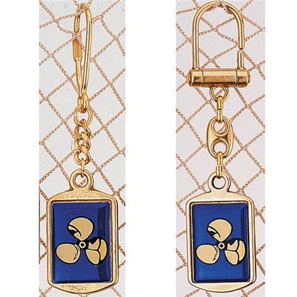 Keyrings with propeller symbols