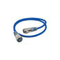 Mini Double-Ended Cordset, 1m, Blue