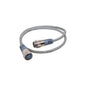 Mini Double-Ended Cordset, 1m, Gray