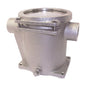 Nikel-plated brass water strainer hrizontal pattern
