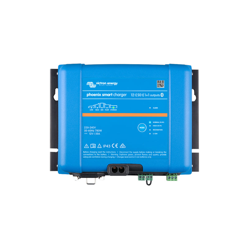 Phoenix Smart IP43 Charger, 120/240VAC-24V 16A, (1-Main Output + 1-Trickle Charge)