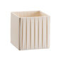 Pleated ivory lampshade