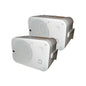 6x9" Box Speaker, White, 100 Watt