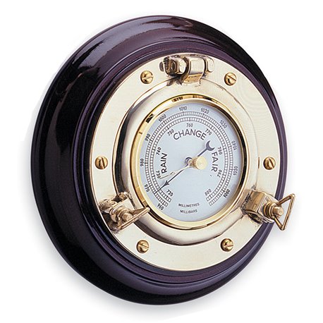 Porthole with barometer