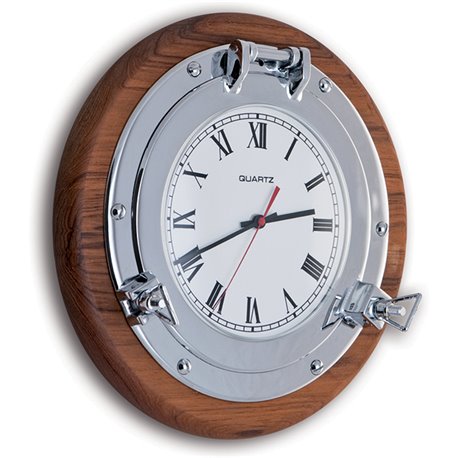 Porthole with clock