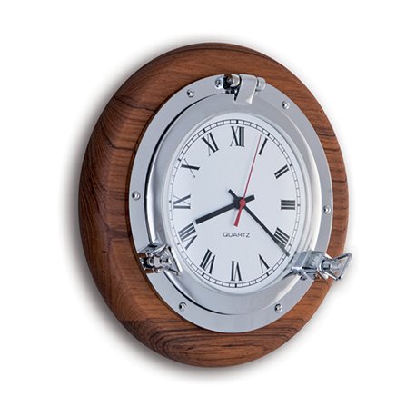Porthole with clock