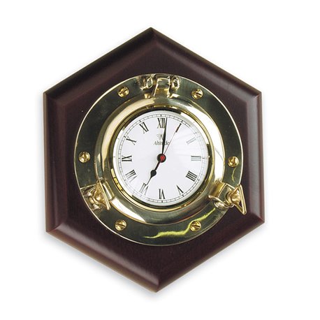Porthole with clock
