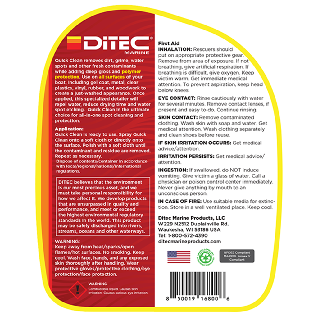 QUICK CLEAN – Multi-Surface Detail Spray and Cleaner