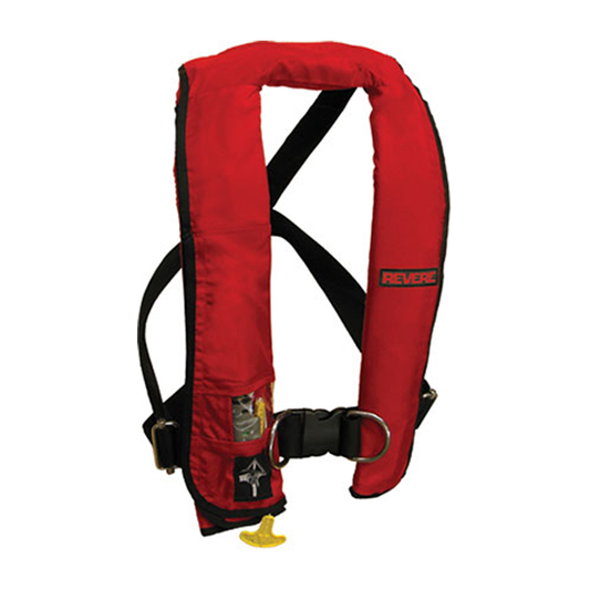 Lifevest, Type V, Auto, Red w/ Harness