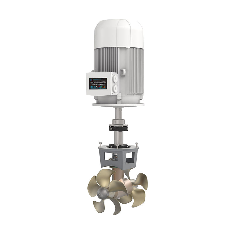 Thruster, AC, 400kg Thrust/300mm tnl, bronze prop 380-440v 3-ph input, Low Harmonic VFD, Vert. mount