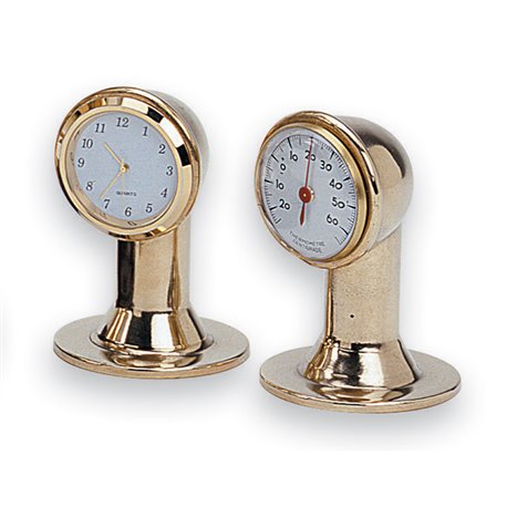 Solid cowl vent with clock or thermometer