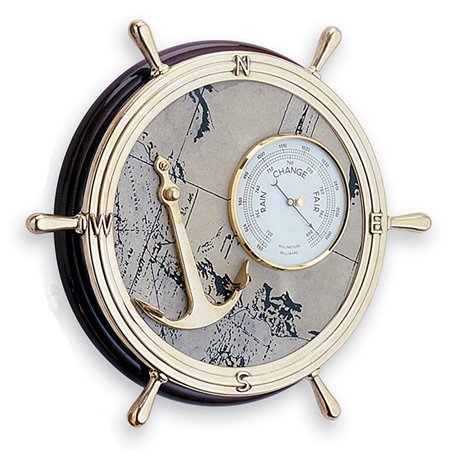 Steering wheel with barometer