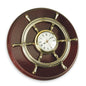 Steering wheel with clock