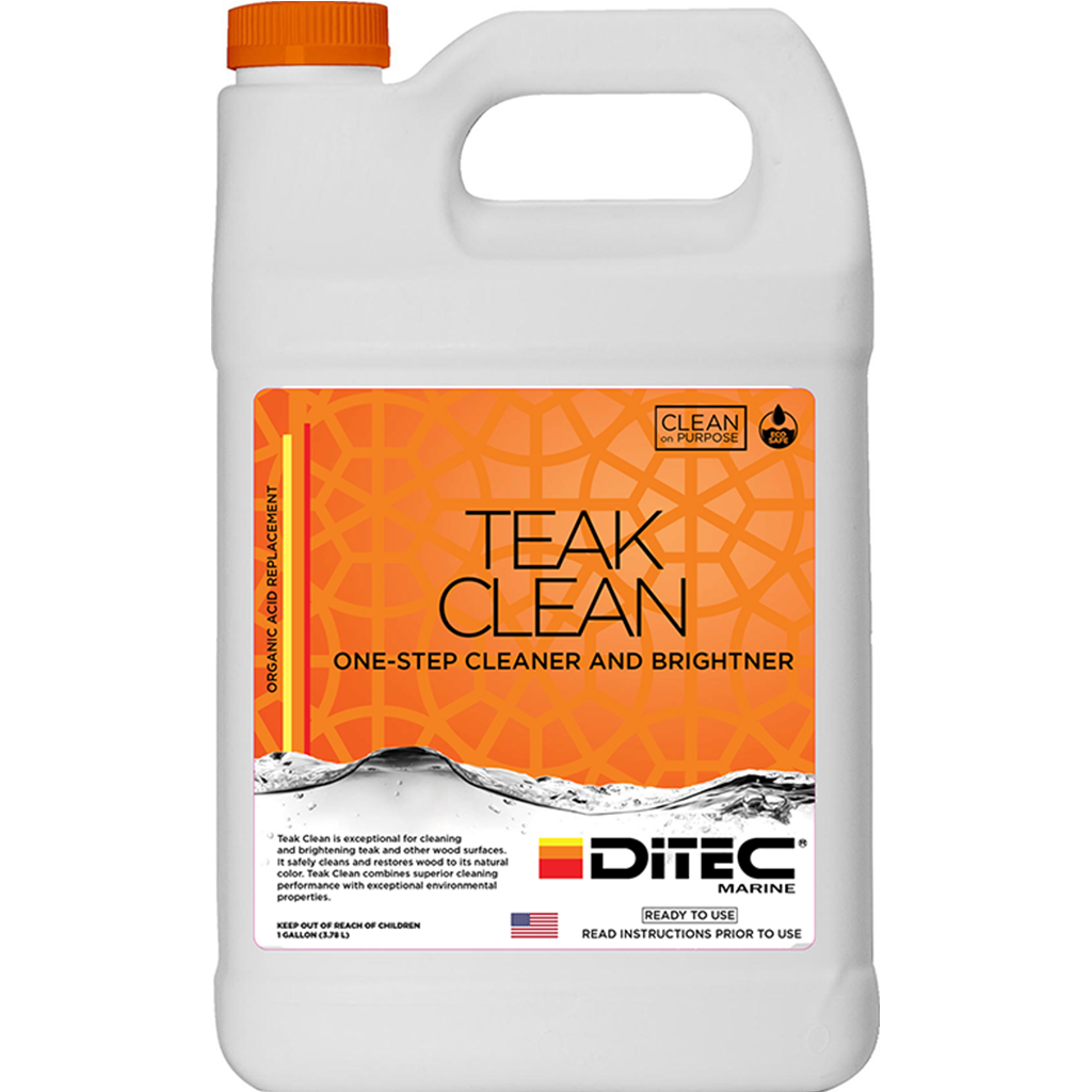 TEAK CLEAN - Environmentally Friendly Alternative To Phosphoric Acid or other Caustic Cleaners