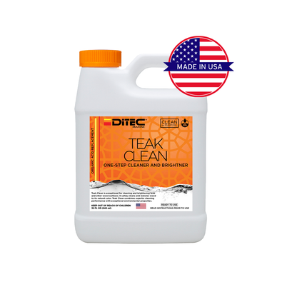 TEAK CLEAN - Environmentally Friendly Alternative To Phosphoric Acid or other Caustic Cleaners