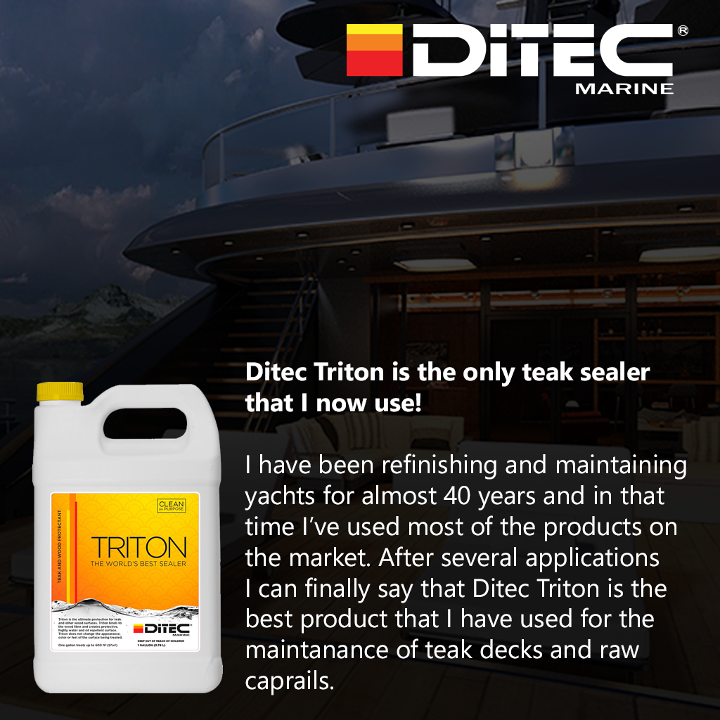 TRITON 2.0 - Teak and Wood Protectant, Creates a Highly Water, Oil and Dirt Repellent Surface