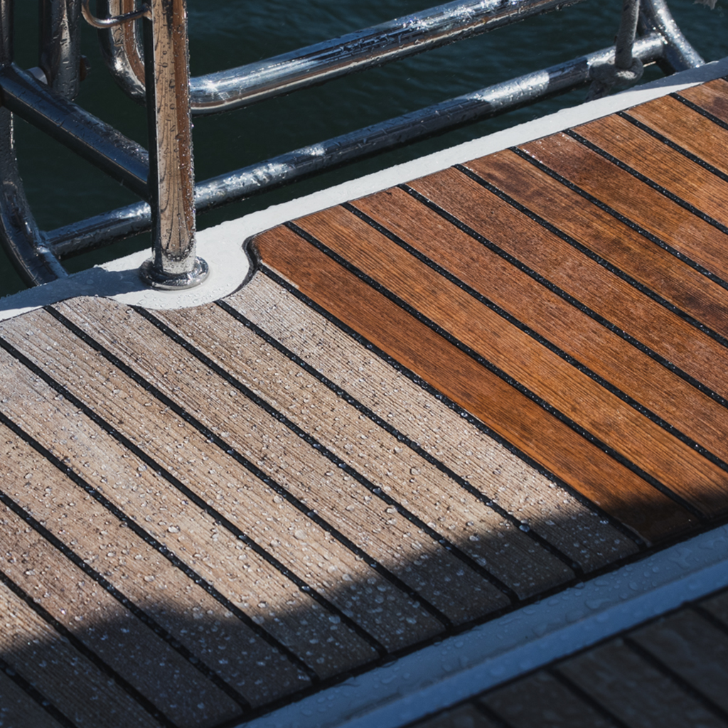 TEAK CLEAN - Environmentally Friendly Alternative To Phosphoric Acid or other Caustic Cleaners