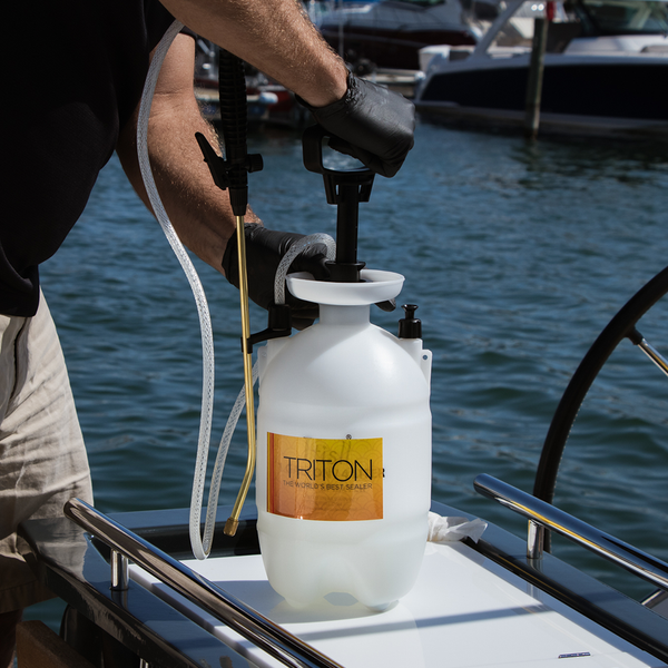 TRITON - Teak and Wood Protectant, Creates a Highly Water, Oil and Dirt Repellent Surface