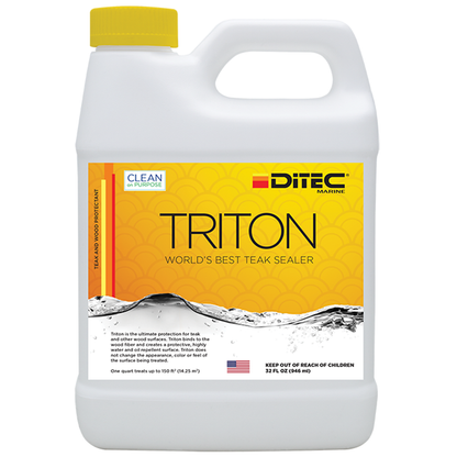 TRITON 2.0 - Teak and Wood Protectant, Creates a Highly Water, Oil and Dirt Repellent Surface