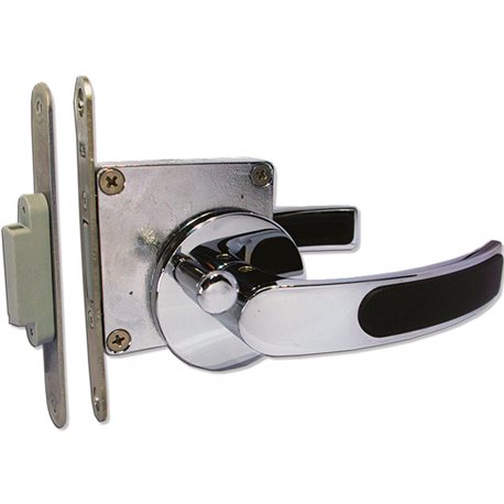 Universal brass magnetic latch with door handles
